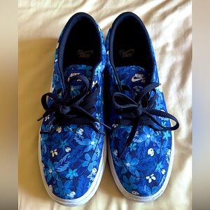 Blue Floral Nike’s